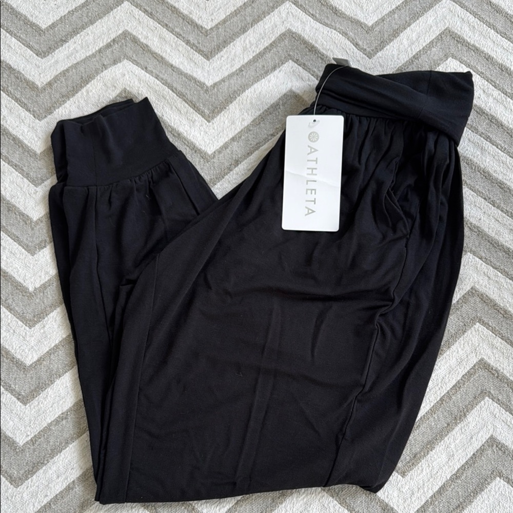 Athleta Black studio Jogger Pants